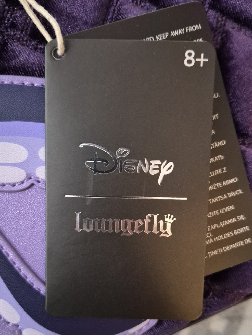 Loungefly Disney The Little Mermaid Ursula Velvet Convertible Handbag - Picture 2 of 5